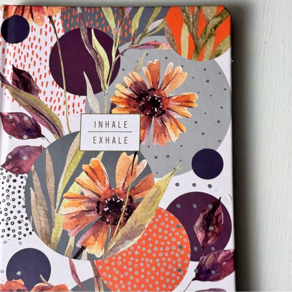 Inhale & Exhale Wellness Guided 96 Lined Pages Book